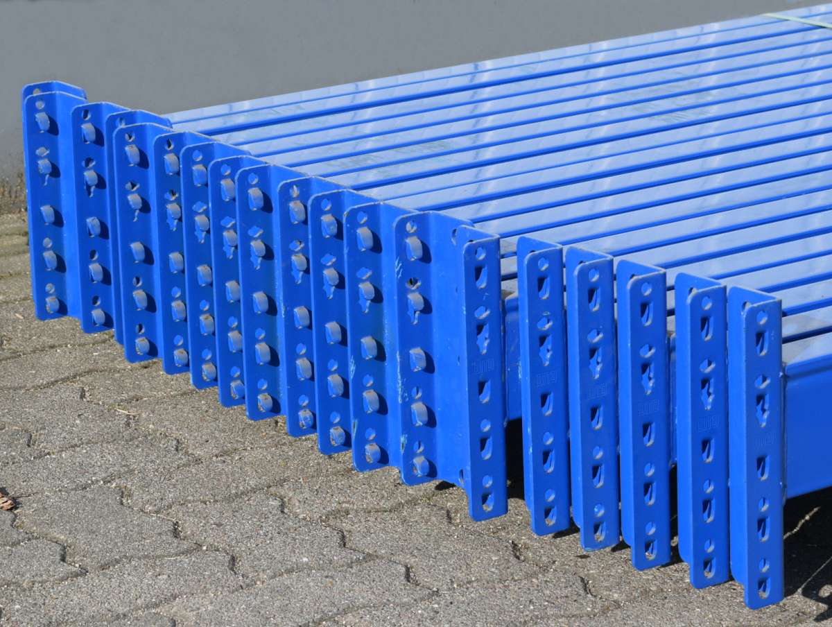 Bito Pro Fußplatte Typ L – Für Palettenregale P1, P2, P3, Rahmenständer, Gebraucht, Guter Zustand