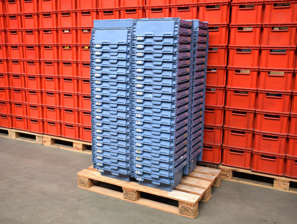 Bito MBD 43 Umzugskiste Stapelbehaelter Lagerkiste Lagerbehaelter 405x295x240 mm