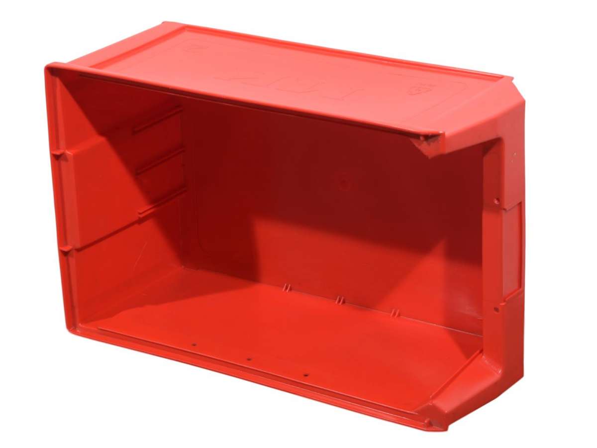 60x Sichtlagerkisten 310 x 500 x 200 (BxTxH) MK 2 Kiste 24,5 l Kunststoffbox rot