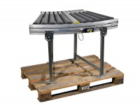 45° Transnorm System Rollenbahnkurve angetrieben Nutzbreite 600 mm Förderkurve 45° Transnorm System Rollenbahnkurve angetrieben Nutzbreite 600 mm Förderkurve