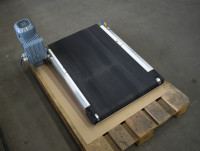 Flachgurtförderer Transnorm Transportband Fördersystem Förderbahn Förderband Nutzbreite 500 mm Flachgurtförderer Transnorm Transportband Fördersystem Förderbahn Förderband Nutzbreite 500 mm