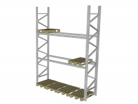 Grundfeld Palettenregal Dexion verzinkt  Grundfeld Palettenregal Dexion verzinkt