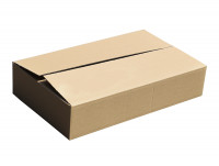 Faltkarton 310x505x110 mm Versandverpackung braun Wellpappe einwellig Faltkarton 310x505x110 mm Versandverpackung braun Wellpappe einwellig