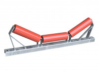 Gurtbandstation Oberbandstation Tragrolle Fördergurtstation Förderband Gurtbandstation Oberbandstation Tragrolle Fördergurtstation Förderband