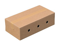 Transportkarton braun Wellpappverpackung zweiwellig 270x520x160 mm Transportkarton braun Wellpappverpackung zweiwellig 270x520x160 mm