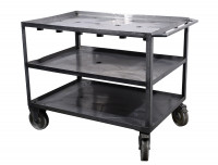 Edelstahl-Rolltisch Etagenwagen Transportwagen  Edelstahl-Rolltisch Etagenwagen Transportwagen