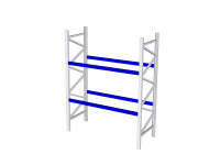 Bito P20 Schwerlastregal Palettenregal Höhe 4.730 mm Lagerregal Regalsystem Stahlregal Hochregal Bito P20 Schwerlastregal Palettenregal Höhe 4.730 mm Lagerregal Regalsystem Stahlregal Hochregal