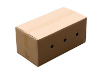 Transportverpackung zweiwellige Wellpappkartonage 265x520x235 mm Volumen 28 Liter Transportverpackung zweiwellige Wellpappkartonage 265x520x235 mm Volumen 28 Liter
