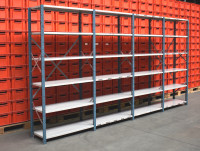 Electrolux Fachbodenregal Lagerregal Stahlregal Laenge 4055 mm Electrolux Fachbodenregal Lagerregal Stahlregal Laenge 4055 mm