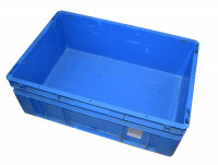 Kunststoffkiste blau Kasten Box stapelbar Kunststoffkiste blau Kasten Box stapelbar