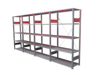 Schäfer R3000 Fachbodenregal Stahlregal Lagerregal Länge 4130 mm Fachregal Kellerregal Schäfer R3000 Fachbodenregal Stahlregal Lagerregal Länge 4130 mm Fachregal Kellerregal