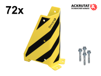 72x Anfahrschutz Rammschutz Eckschutz Palettenregal Stützenschutz U-Form 72x Anfahrschutz Rammschutz Eckschutz Palettenregal Stützenschutz U-Form