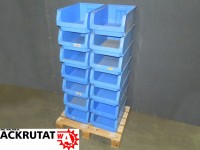 14 Sichtlagerkästen SSI Schäfer LF 532 blau Kasten Box Behälter Lagerkasten 14 Sichtlagerkästen SSI Schäfer LF 532 blau Kasten Box Behälter Lagerkasten