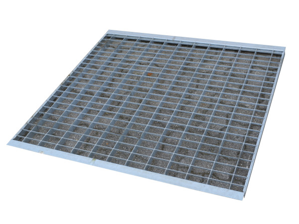 Gitterrostauflage für Palettenregal Stahl feuerverzinkt ca. 1.090 x 1.075 x 35 mm 