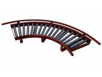 Rollenbahnkurve 90° Rollenbahn Kurve Kurvenförderer Rollenkurvenförderer B340   Rollenbahnkurve 90° Rollenbahn Kurve Kurvenförderer Rollenkurvenförderer B340