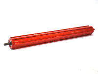 Klopfrolle RL 950 mm Stahl Rot Lackiert Foerderrolle Klopfrolle RL 950 mm Stahl Rot Lackiert Foerderrolle