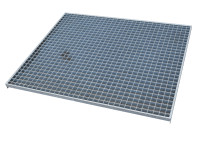 Gitterrostauflage Maße 950x1100x30 mm, Zubehör, verzinkt Stahl Gitterrostauflage Maße 950x1100x30 mm, Zubehör, verzinkt Stahl