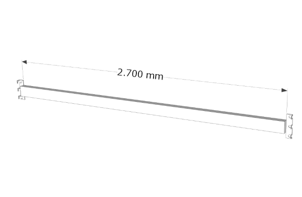 Dexion P90 LW2700 H120 Balken Holm Träger Traverse Palettenregal