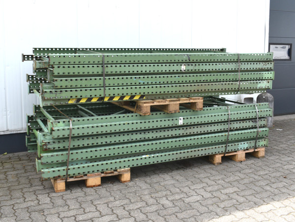 Gemac 2 Ebenen Palettenregal Hochregal Schwerlastregal Stahlregal L15500mm H 3250mm