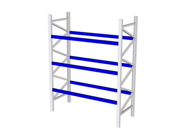 Metalsistem Palettenregal Schwerlastregal Lagerregal Stahlregal Höhe 5.000 mm Hochregal