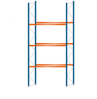Schwerlastregal Palettenregal Lagerregal Hochregal Polypal Höhe 5250 mm Stahlregal Lagersystem Schwerlastregal Palettenregal Lagerregal Hochregal Polypal Höhe 5250 mm Stahlregal Lagersystem