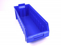 126x Dexion 1845 Sichtlagerkästen 185 x 450 x 145 mm (BxTxH), blau, stapelbar, Etikettenhalter 126x Dexion 1845 Sichtlagerkästen 185 x 450 x 145 mm (BxTxH), blau, stapelbar, Etikettenhalter