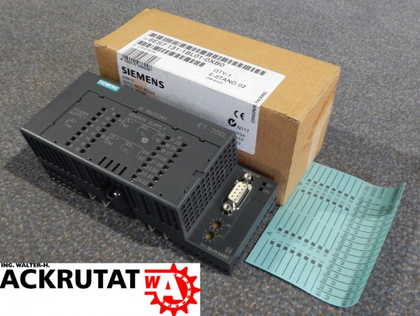 ET 200L SPS Erweiterungsmodul Siemens Simatic S7 6ES7-131-1BL01-0XB0 Modul E:2