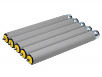5 Stück Interroll Universalförderrolle Serie 1700 Rollenlänge 440 mm Stahl verzinkt PVC-Schlauch 5 Stück Interroll Universalförderrolle Serie 1700 Rollenlänge 440 mm Stahl verzinkt PVC-Schlauch