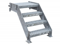 Podestleiter Brückenleiter Höhe 1.000 mm Podesttreppe Stahl verzinkt Stahlleiter Podestleiter Brückenleiter Höhe 1.000 mm Podesttreppe Stahl verzinkt Stahlleiter