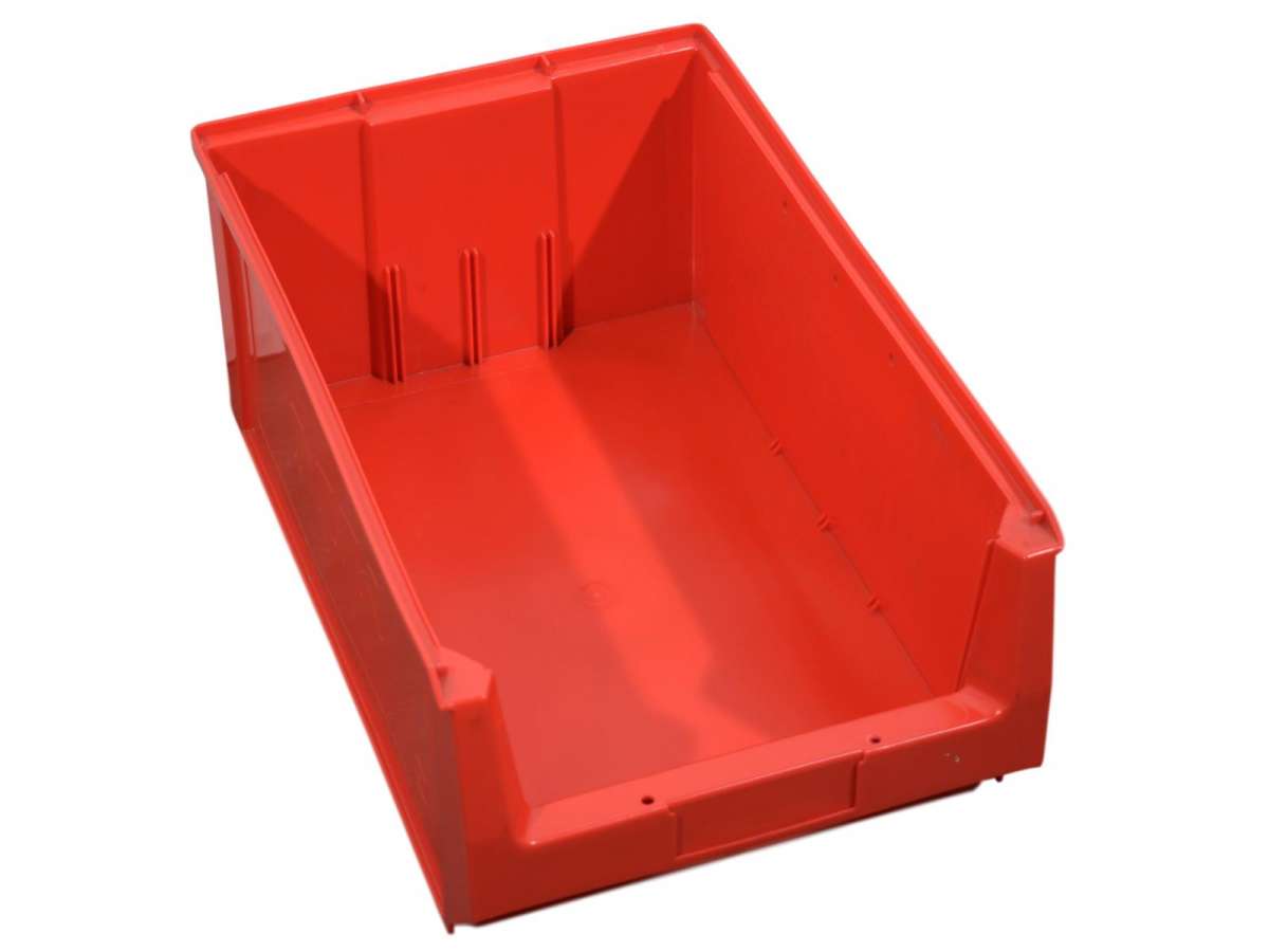 60x Sichtlagerkisten 310 x 500 x 200 (BxTxH) MK 2 Kiste 24,5 l Kunststoffbox rot