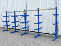 Bito Kragarmregal Lagerregal Stahlregal Länge 5.060 mm Regal Doppelseitig Bito Kragarmregal Lagerregal Stahlregal Länge 5.060 mm Regal Doppelseitig