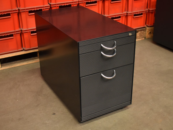 Rollcontainer für Schreibtisch 3x Schublade 415 x 770 x 605 mm ohne Schlüssel