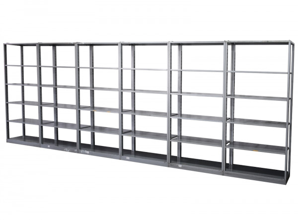SSI Schäfer Fachbodenregal 6 Felder Stahlregal 
