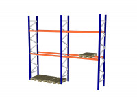 2 Felder Palettenregal Jungheinrich Typ E Schwerlastregal 2 Felder Palettenregal Jungheinrich Typ E Schwerlastregal