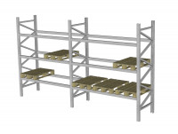 2 Felder Regal Schwerlastregal  2 Felder Regal Schwerlastregal