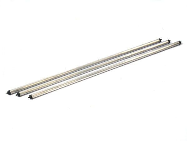 3x Foerderrolle Ø 20 mm Normrolle RL 845 mm Tragrolle