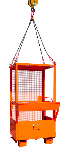 Eichinger Arbeitsbühne 1073.1 in orange pulverbeschichtet