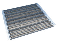 Gitterrosteinlage Maße 890x1055x50 mm, Zubehör, verzinkt Stahl Gitterrosteinlage Maße 890x1055x50 mm, Zubehör, verzinkt Stahl