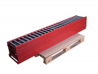 Peem Schwerkraftrollenbahn Förderbreite 270 mm Rollenförderer Schwerkraftbahn Peem Schwerkraftrollenbahn Förderbreite 270 mm Rollenförderer Schwerkraftbahn