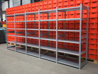 Bito Stahlregal Lagerregal Länge 4570 mm Kellerregal Fachbodenregal Fachregal Bito Stahlregal Lagerregal Länge 4570 mm Kellerregal Fachbodenregal Fachregal