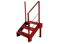 Industrietreppe Stahltreppe Höhe 590 mm Terassentreppe Wangentreppe Außentreppe Industrietreppe Stahltreppe Höhe 590 mm Terassentreppe Wangentreppe Außentreppe