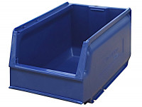 Arca Systems Sichtlagerkasten blau stapelbar Arca Systems Sichtlagerkasten blau stapelbar