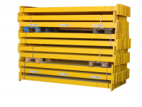 10x Torri Eurostock LW1800 Traverse Längstraverse Regal Balken Holm gelb   10x Torri Eurostock LW1800 Traverse Längstraverse Regal Balken Holm gelb