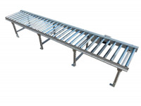 Wegener+Stapel Rollenbahn Kettenantrieb 0,75 kW Förderband Rollenförderer L4500   Wegener+Stapel Rollenbahn Kettenantrieb 0,75 kW Förderband Rollenförderer L4500