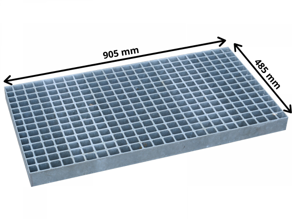 Gitterrost 905x485x60 Industrie-Gitter Stahlgitter Industrie-Rost 