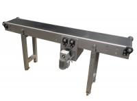 L2015 B290 Förderband Gurtförderer Flachgurtförderer Stückgutförderer Edelstahl L2015 B290 Förderband Gurtförderer Flachgurtförderer Stückgutförderer Edelstahl