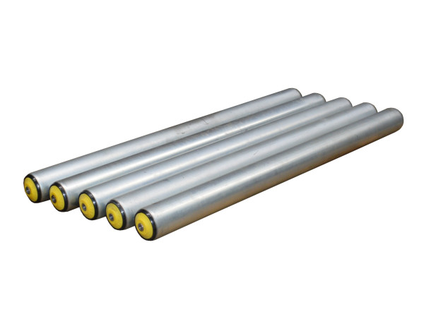 Interroll Tragrolle Stahlrolle RL 640 mm für Rollenbahn Förderrolle Stahl verzinkt