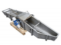 Vibrationsrinne Vibroförderer Dosierrinne Edelstahl Vibrationsrinne Vibroförderer Dosierrinne Edelstahl