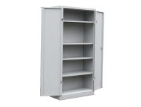 Flügeltürenschrank Stahlspind Innenmaß 945x360x1.840 mm Materialschrank lichtgrau Flügeltürenschrank Stahlspind Innenmaß 945x360x1.840 mm Materialschrank lichtgrau