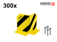 300x Rammschutzecke L-Form Anfahrschutz H200 mm Stahl Maschinenschutzecke inkl. 1200x Bodenanker 300x Rammschutzecke L-Form Anfahrschutz H200 mm Stahl Maschinenschutzecke inkl. 1200x Bodenanker